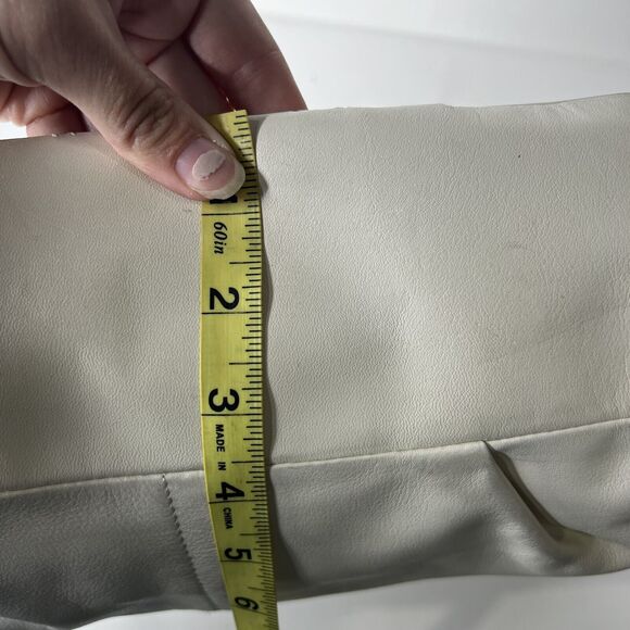 Coach Studded Carryall Applique Gray Leather Shoulder Handbag Off White F16273 - Picture 13 of 15